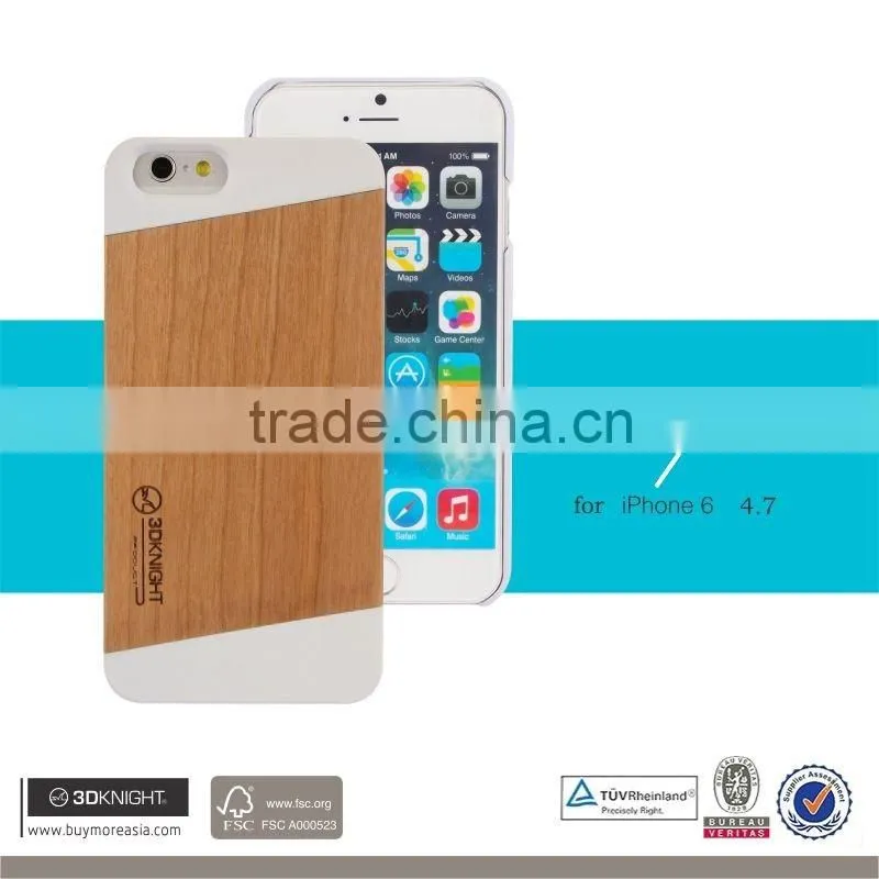 Manufacture Real Wood for i Phone 6s Phone Cover, Blank Wood Phone Case for iPhone6, Customized Wooden PC Phone Bumper Case