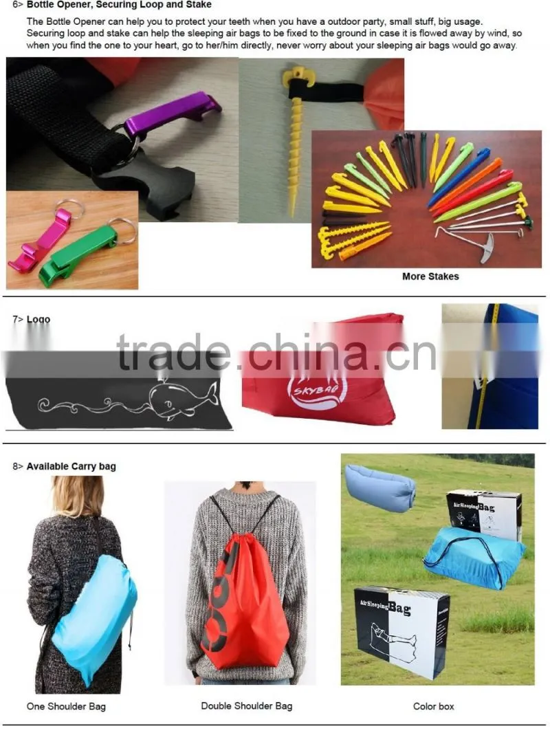 Fast Inflatable Lounger Chair Air Lazy Bean Bag Air Sleeping Bag Inflatable Air Sofa
