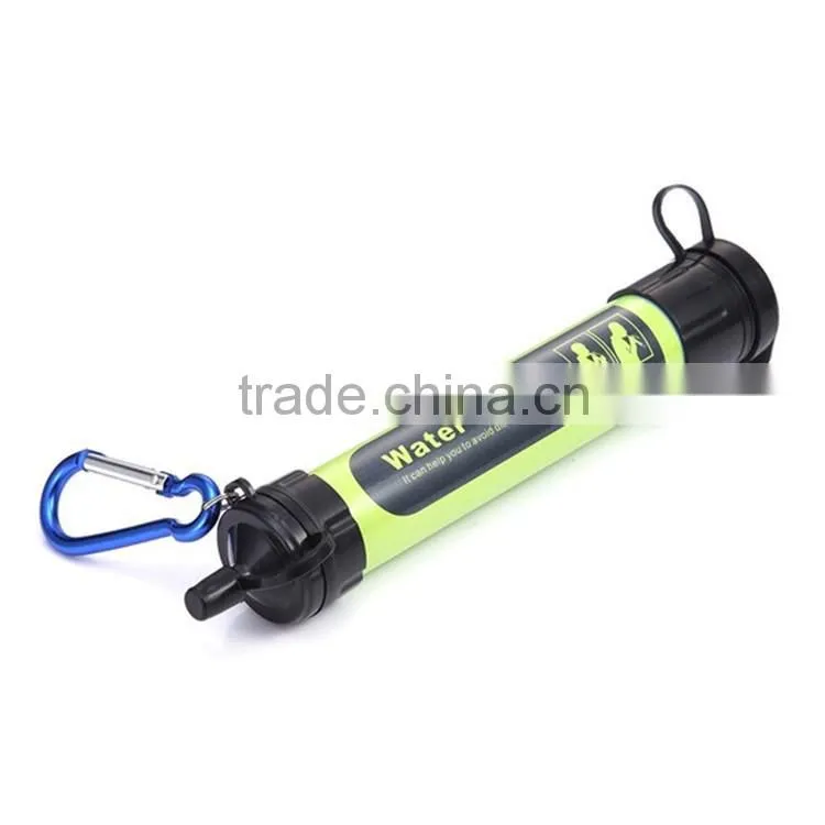 Personal mini water purifier filter for outdoor activities