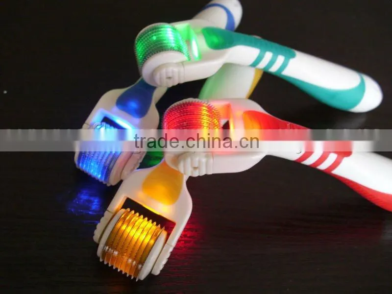 led light photon skin rejuvenation therapy derma roller