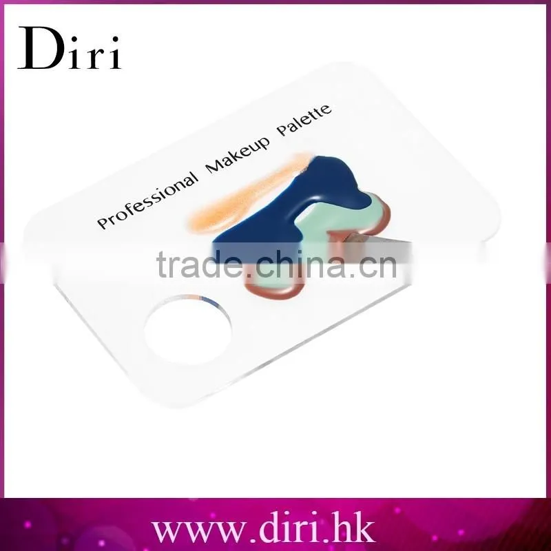 Professional Stainless Steel Cosmetic Makeup Mixing Palette with Spatula
