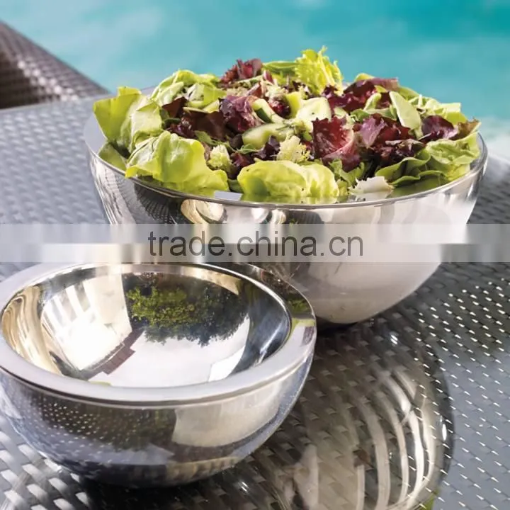 Stylish Double Wall Stainless Steel Bowl Insulated