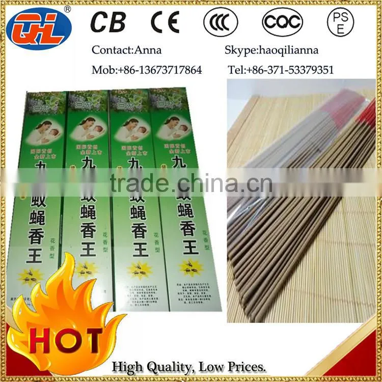 Automatic incense stick packing machine with auto count and sealing