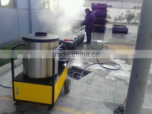 2013 mobile industry diesel hot water high pressure motor oil cleaning equipment
