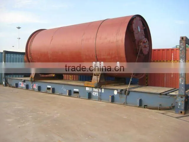Waste tire pyrolysis plant