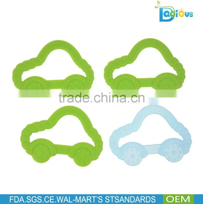 High quality 100% food grade silicone baby teether Corn teether