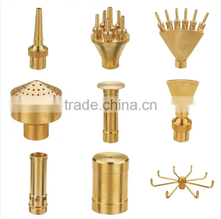 Popular Garden Wholesale Brass Tower Water Fountain Nozzle