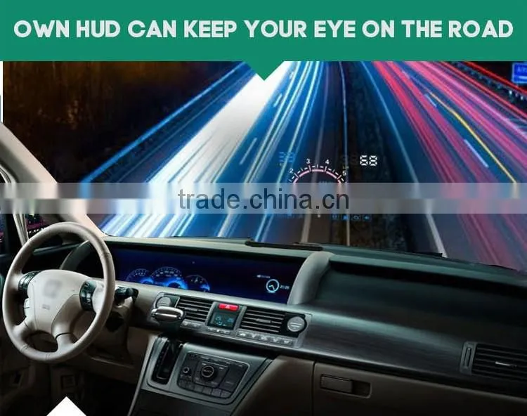 5.8 inch HUD E350 digital speedometer car OBD2 HUD display