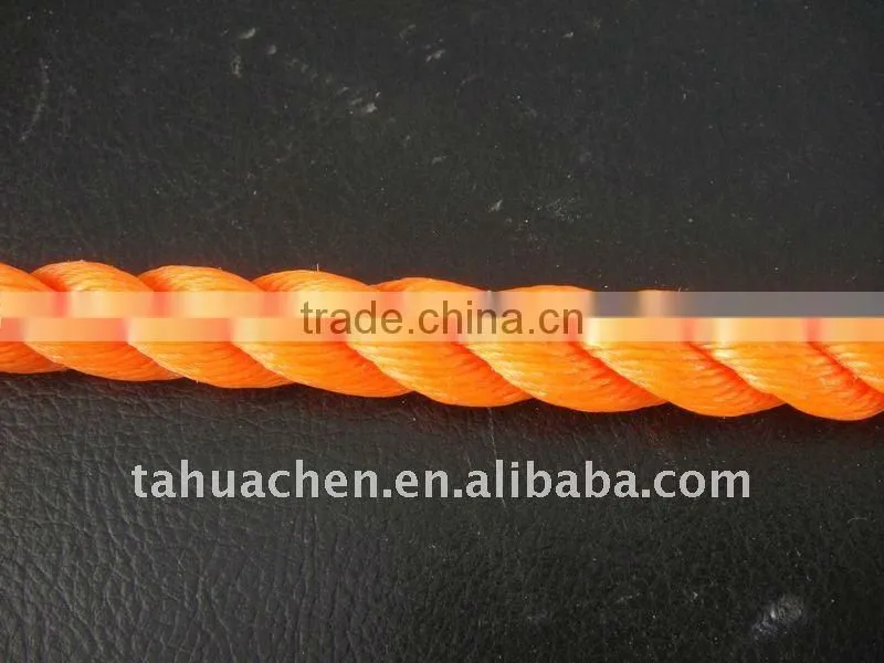 3 strands twist PE color rope