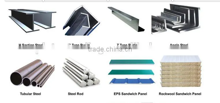 Professional steel structure building with CE certificate