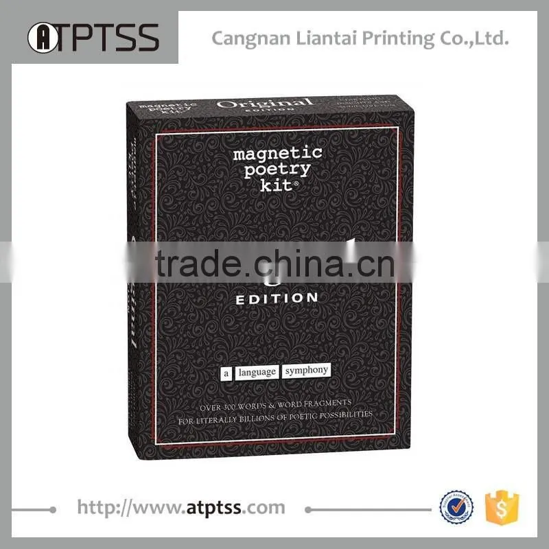 Novelty creative magnetic poetry kit