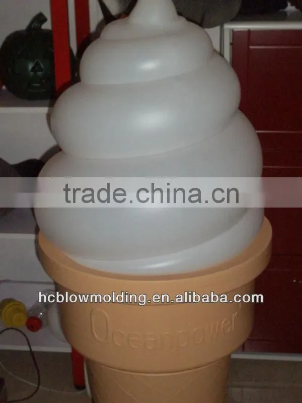OEM blow molding plastic Ice-cream tank light display billboards Huizhou Factory