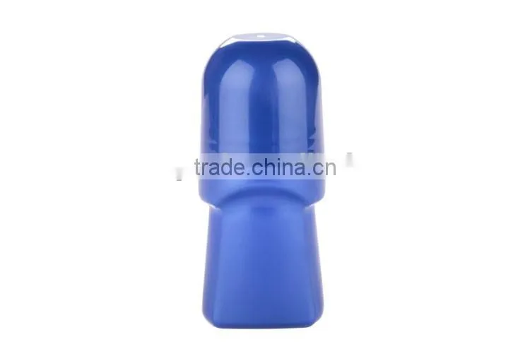 Perfume blue color essential oil roll on bottle