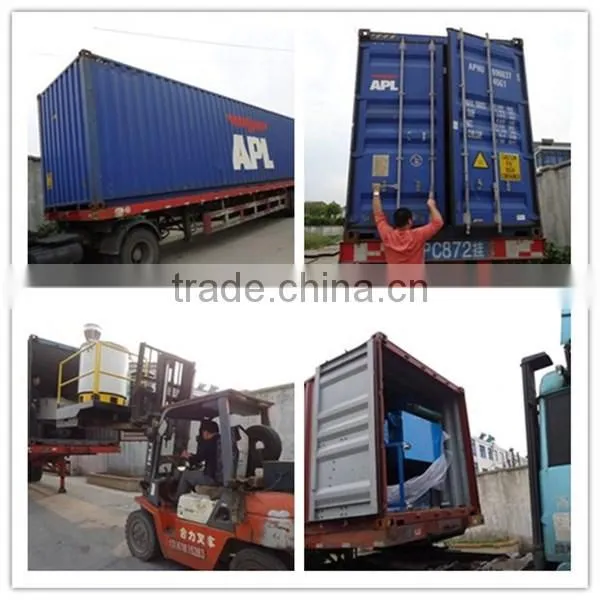 Big capacity plastic film agglomerator with belt conveyor