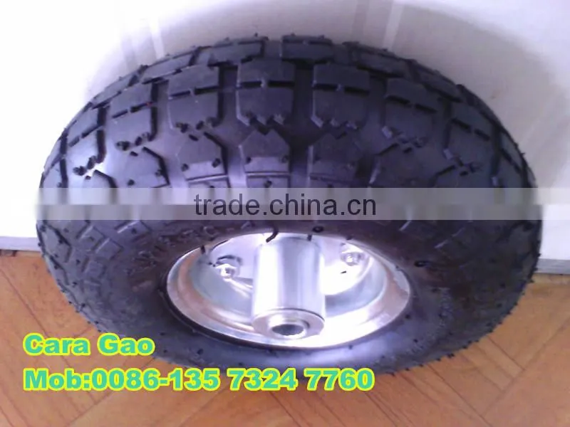small rubber wheels for trolley 4.10/3.50-4