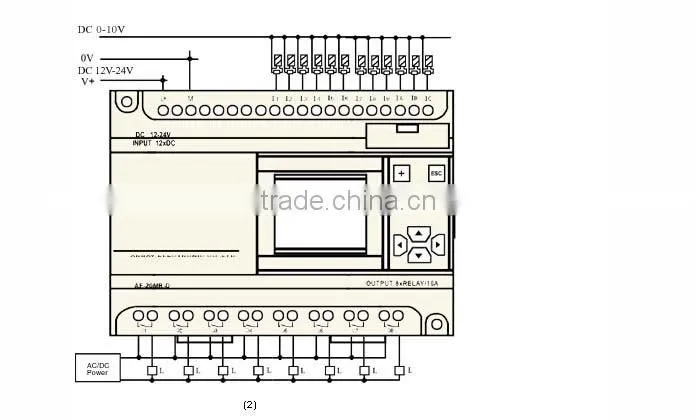 AF-20MR-D DC power supply 6 point DC input (analog) 4 point relay output Programmable Intelligent Logic Controller PLC