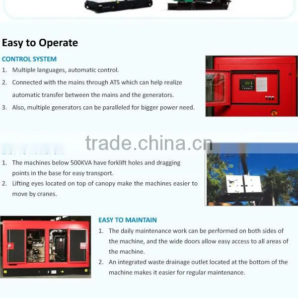 China genset manufacturer 1mw diesel generator