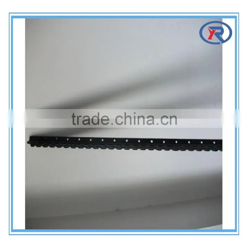 Black bituminous painted Y fence post punched with teeth made in china