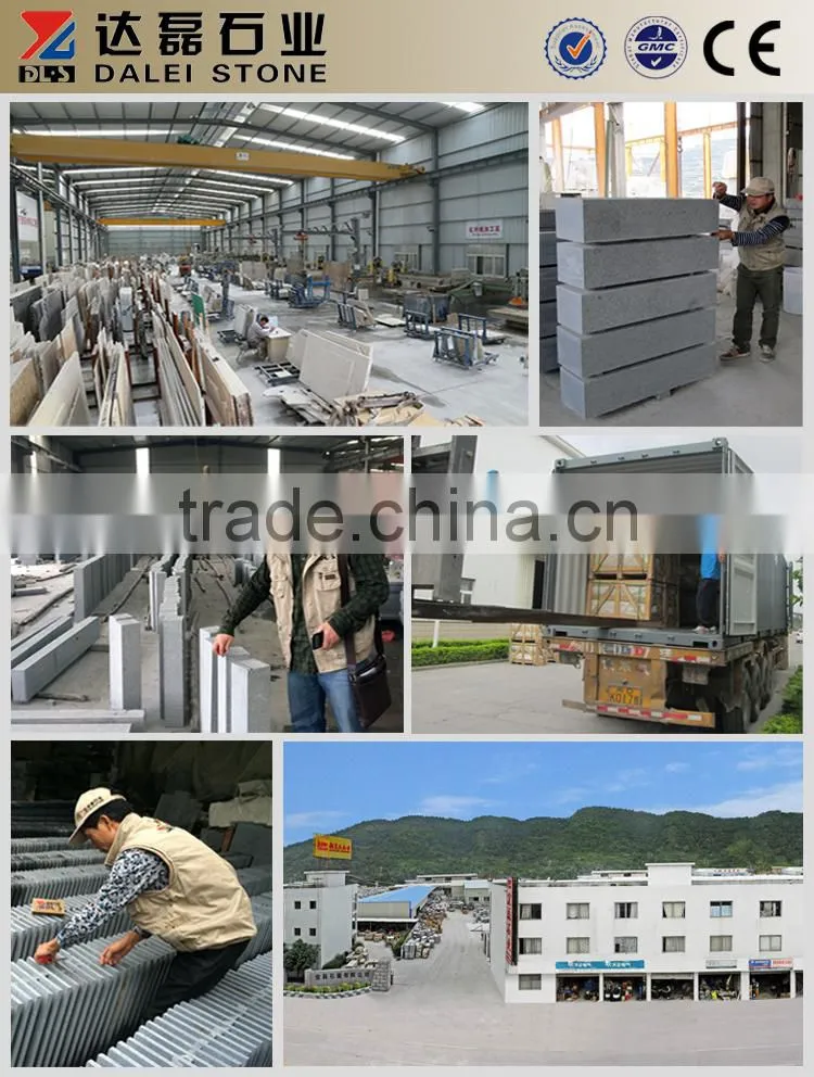 Guangze Red G686 polished granite stair