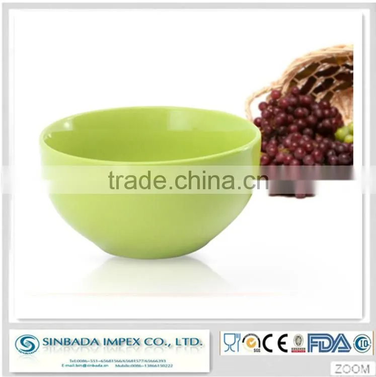 hot wholesale soild color ceramic watermelon bowl