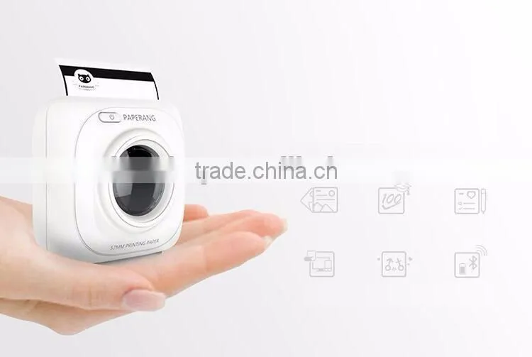Super Mini Pocket Receipt Printer, Bluetooth Pocket Thermal Printer For Photos/Receipt/Memo Printing