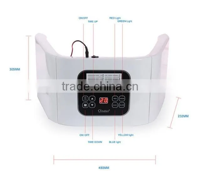 2017 Hot Selling Photon Rejuvenation Infrared LED Light Therapy, PDT Machine 4 Color Acne Skin Care Omega Light Salon Use