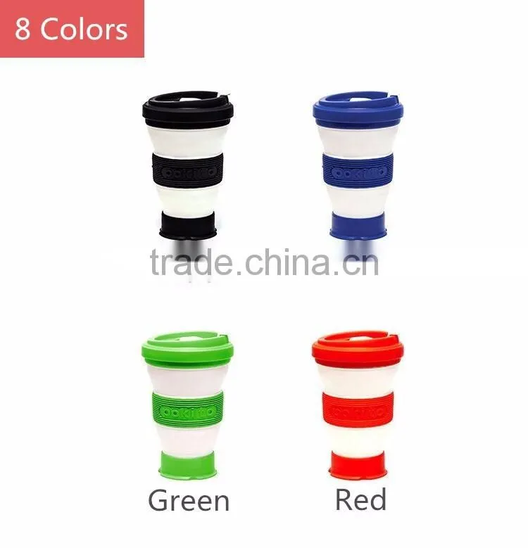 New Flexible High Quality Environmental Water Cup, Telescopic Coffee Cups, TPE Colorful Funny Useful Coffee Mugs For Wholesale