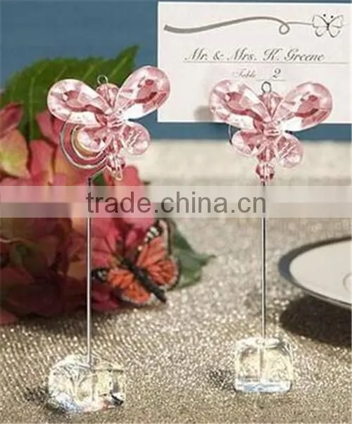 Wedding Crystal Place Card Holder
