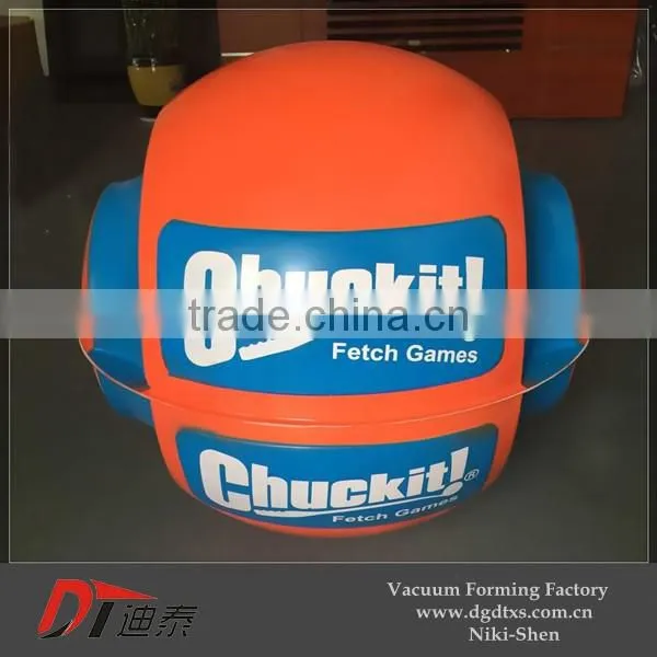 Custom Huge fancy silkscreen plastic product by vacuum forming
