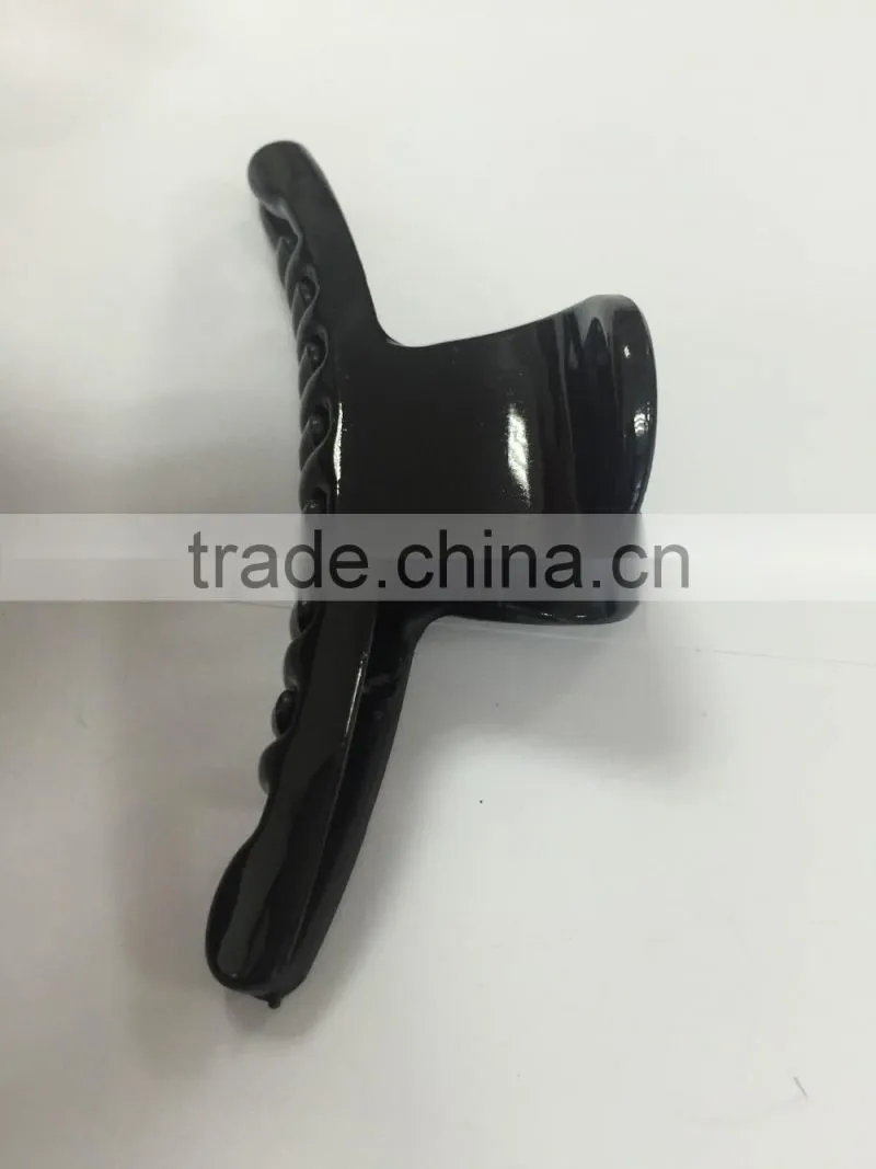 2016 simple design style long size fashion plastic claws jaw hair clips
