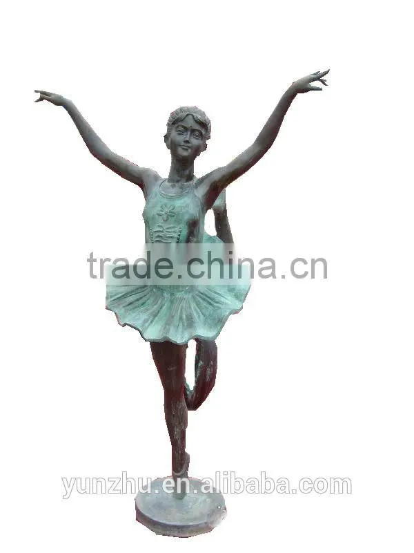 Garden life size large bronze statues