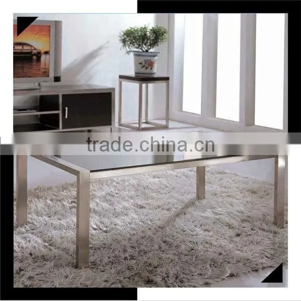 Living room stainless steel center table