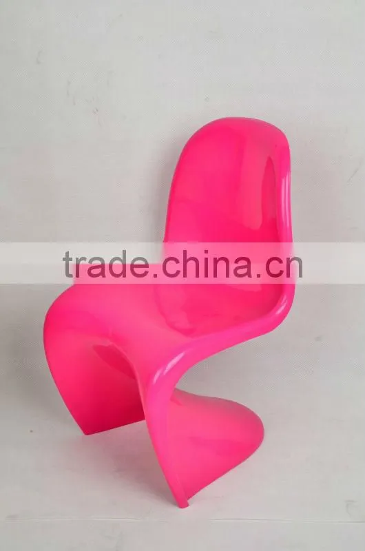 2014 hot design Z shape unique style plastic kids chair