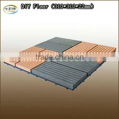 Recycled wpc material outdoor /indoor Wpc diy decking /flooring