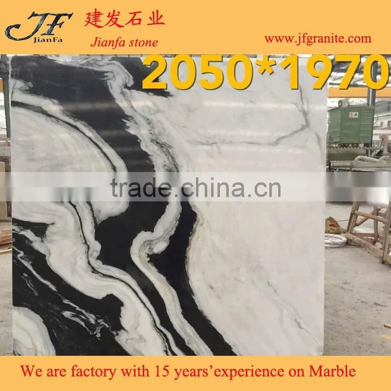 High polished black marble South America at Night for wholesales