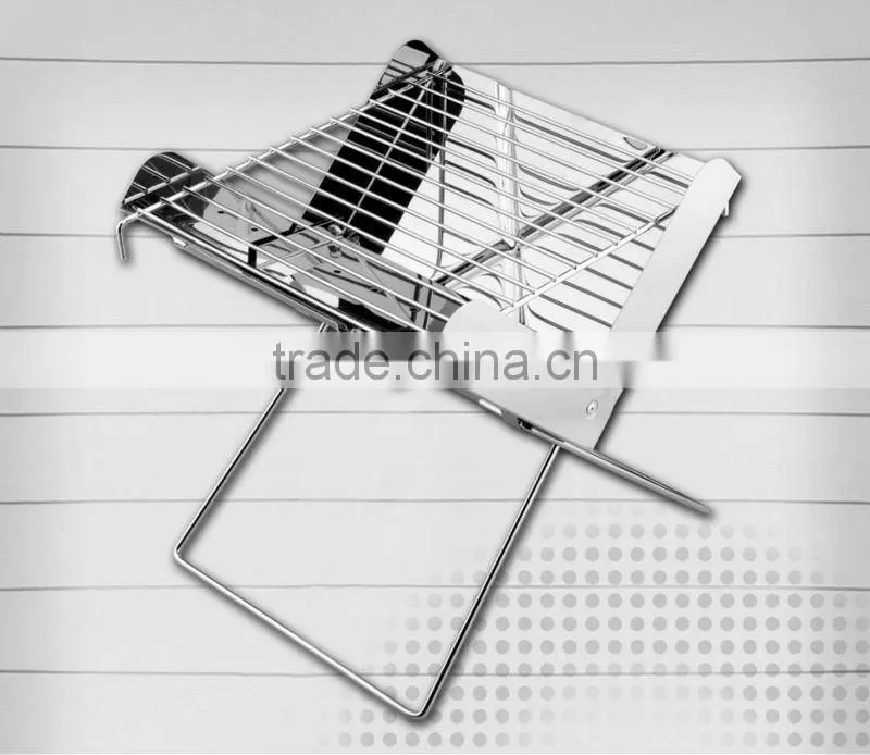 Pass LFGB test Stainless steel charcoal portable bbq stove