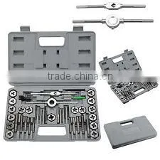 40PCS Alloy Steel Taps and Dies Set Metric Size
