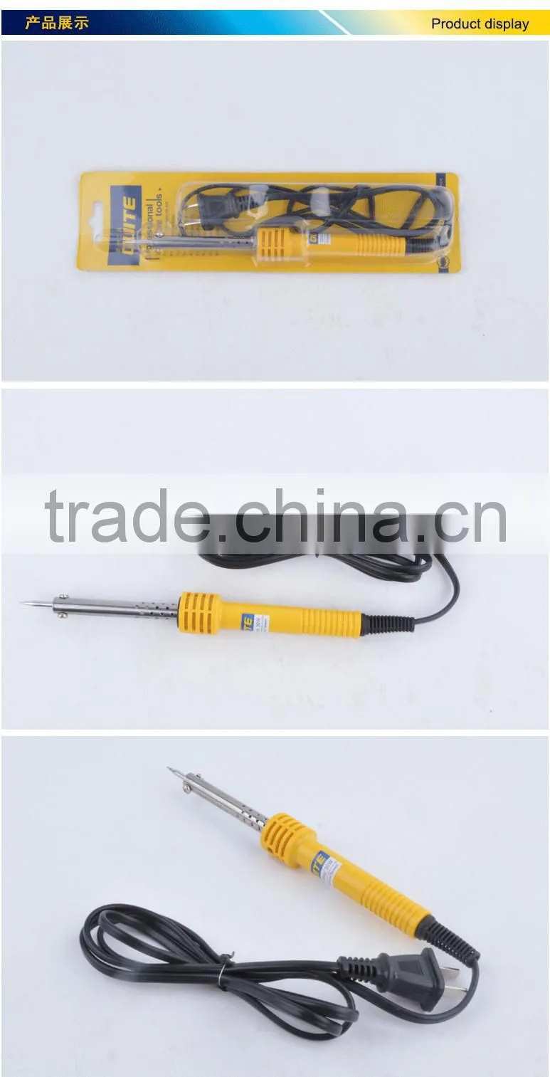 electric soldering iron,plastic handle soldering iron,external heated soldering iron