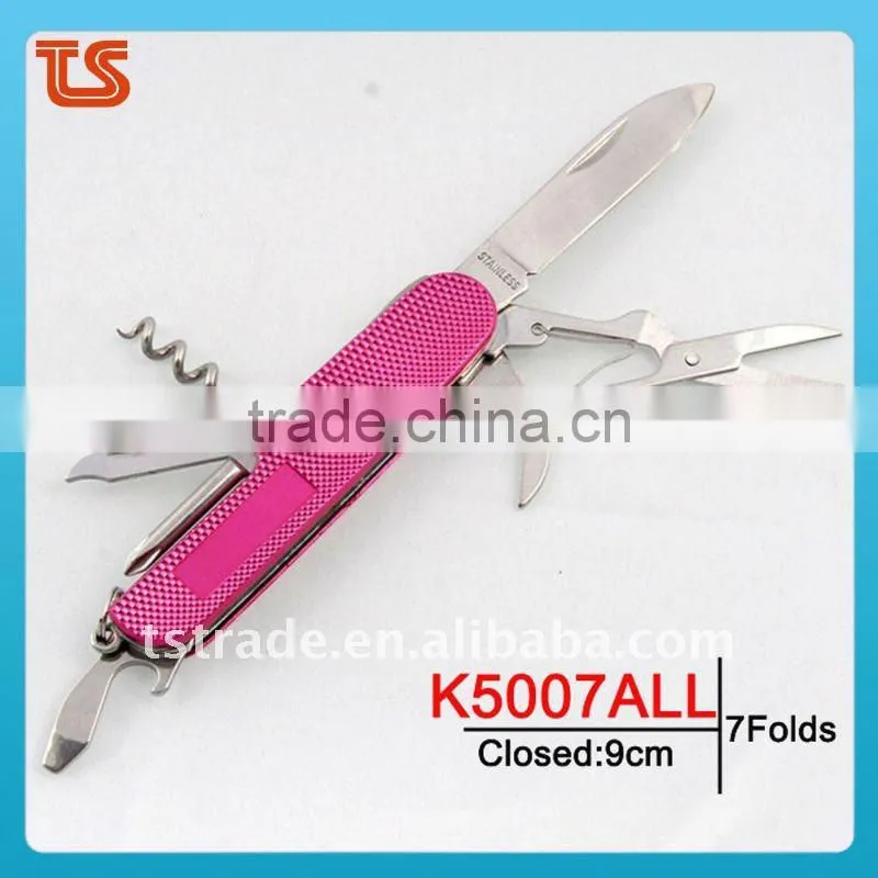 2014 Stainless steel multi folding pocket strider knife tools (K5011G30)