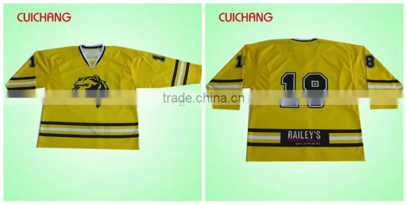 Sublimation ice hockey jerseys&sublimation inline hockey jersey&hockey jersey china cc-035