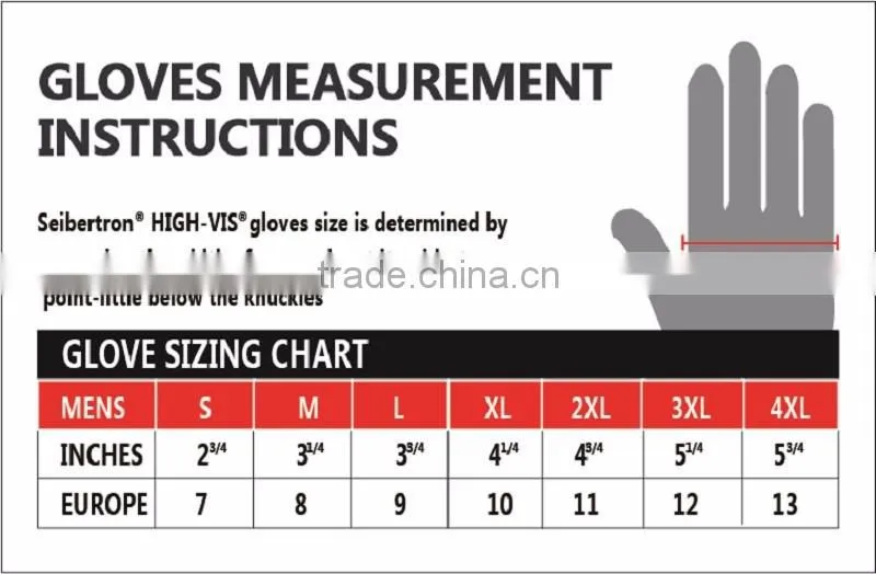 Seibertron TPR Rubber Impact Protective Gloves Heavy Duty Safety Gloves