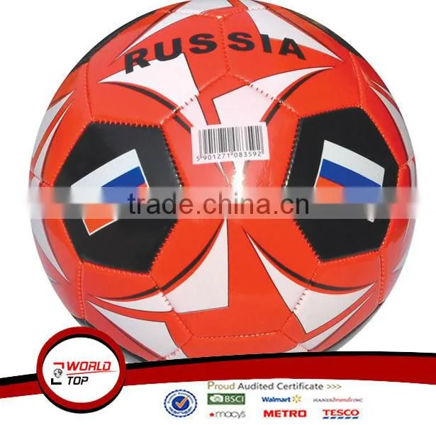 Brazil flag promotional football