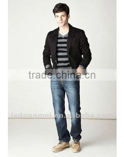 100%cotton mens classic suit Korean style