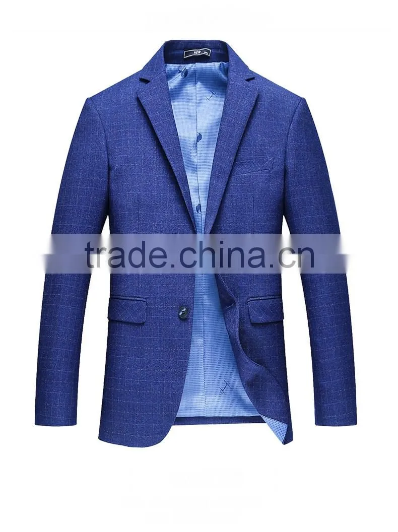 Oem Design Blue Custom Blazer Men Casual Latest Suits Jacket In Fashion
