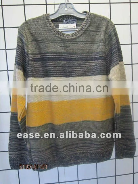 splicing color v -neck long sleeves men slimming knit sweater