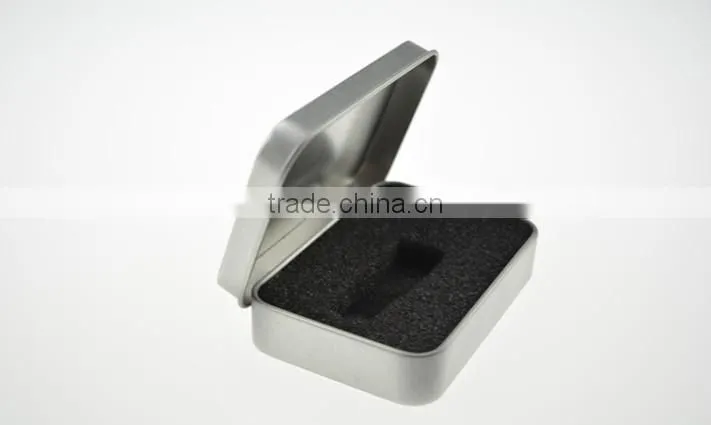 R1846H Manufacturer Wholesale Rectangle mini tin can for U disk Lighter packing box