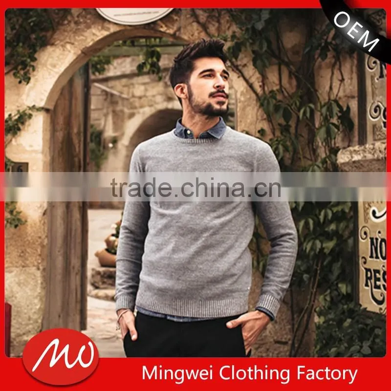 alibaba china selling striped clothes cashmere jacquard sweater for men