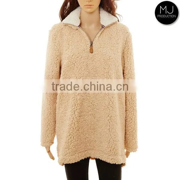 Wholesale Sherpa Pullover Plus Size Women Clothing Winter Jacket Coat Pregnant Women Dresses Maternity Clothes