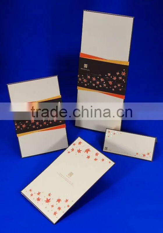 Japan Wedding Invitation Card 'MAI MAPLE' Wholesale