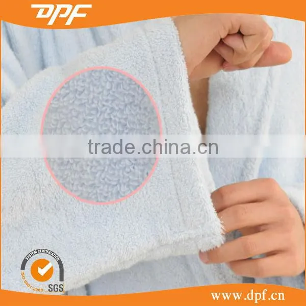 100% cottonsupplier hotel linen femal bathrobe with white color